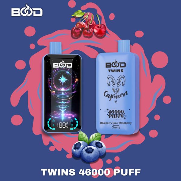 BOOD Twins Vape 46000 Puffs Double Flavor 2 in 1  Disposable E-cigaratte Vape