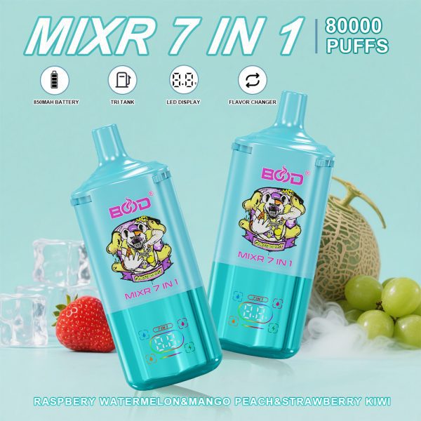 BOOD MIXR 7 in 1 80K Puffs Disposable E-cigaratte Vape