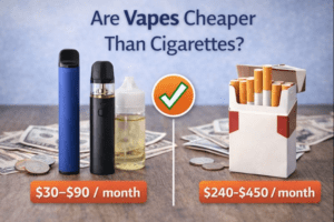 Are Vapes Cheaper Than Cigarettes? (Real Cost Comparison + Money-Saving Truths)