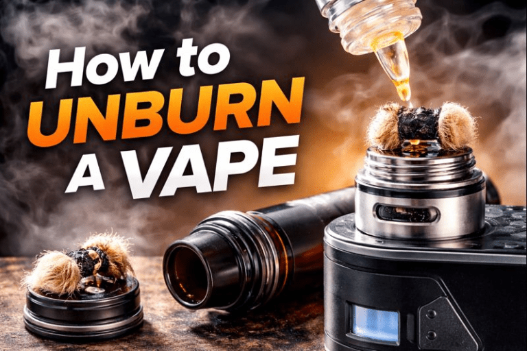 How to Unburn a Vape – A Painful Mistake or a Fixable Problem? (7 Real Solutions)
