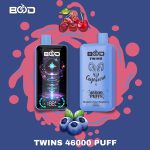 46K-BOOD Twins Vape 46000 Puffs Double Flavor 2 in 1  Disposable E-cigaratte Vape