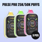 Bood Pulse Pro 25K 50K  Puffs 3 PCS Flavours