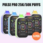 Bood Pulse Pro 25K 50K  Puffs 5 PCS Flavours