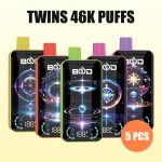 BOOD Twins 46000 Puffs 5PCS Flavours