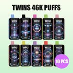 BOOD Twins 46000 Puffs 10PCS All Flavours