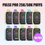 Bood Pulse Pro 25K 50K  Puffs 10 PCS All Flavours