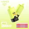 Airmez Fox 120000 Puffs 4 in 1 Flavors 120k Disposable Vape