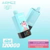 Airmez Fox 120000 Puffs 4 in 1 Flavors 120k Disposable Vape
