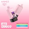 Airmez Fox 120000 Puffs 4 in 1 Flavors 120k Disposable Vape
