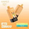 Airmez Fox 120000 Puffs 4 in 1 Flavors 120k Disposable Vape