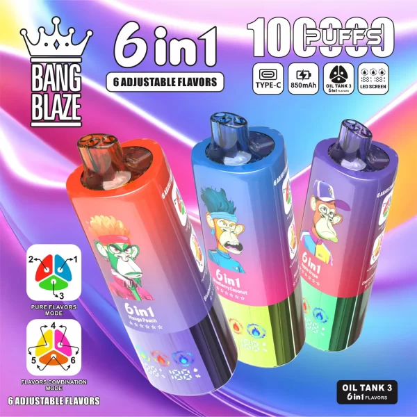 Bang Blaze 100K Puffs 6in1 Vape