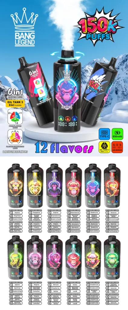 Bang_Legend_150000_Puffs_6in1_Vape-13 Bang Legend 150000 Puffs 6in1 Vape