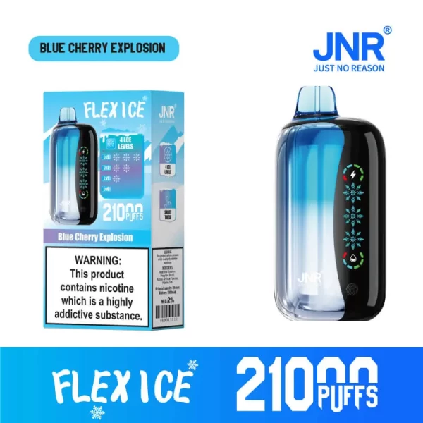 JNR Flex Ice 21000 Puffs Display Disposable Vape