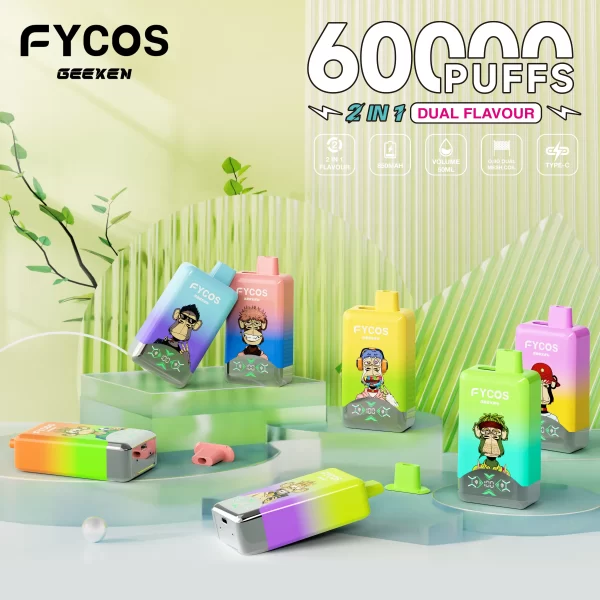 FYCOS Dual Flavors 60K Puffs Einweg-Vape