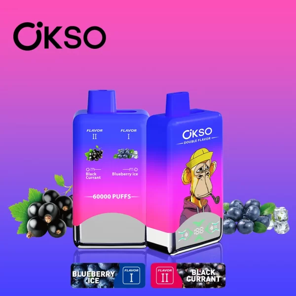 OKSO Double Flavor 60K Puff Disposable Vape