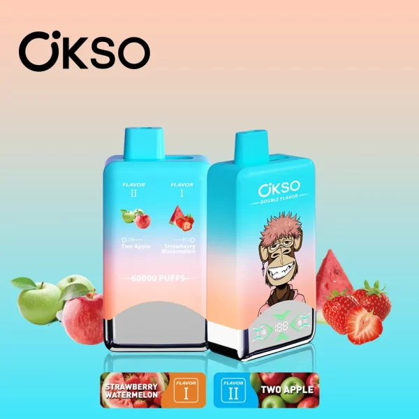 OKSO Double Flavor 60K Puff Disposable Vape
