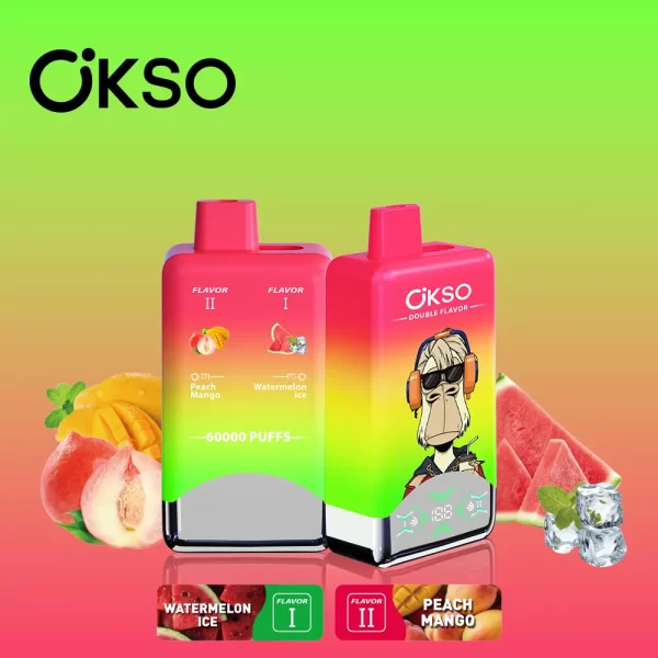 OKSO Double Flavor 60K Puff Disposable Vape