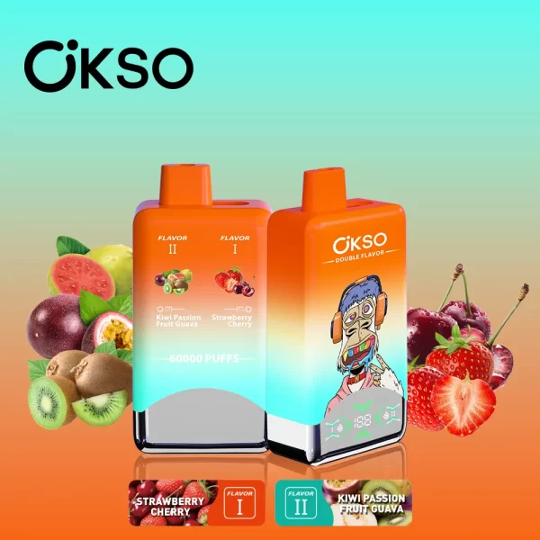 OKSO Double Flavor 60K Puff Disposable Vape
