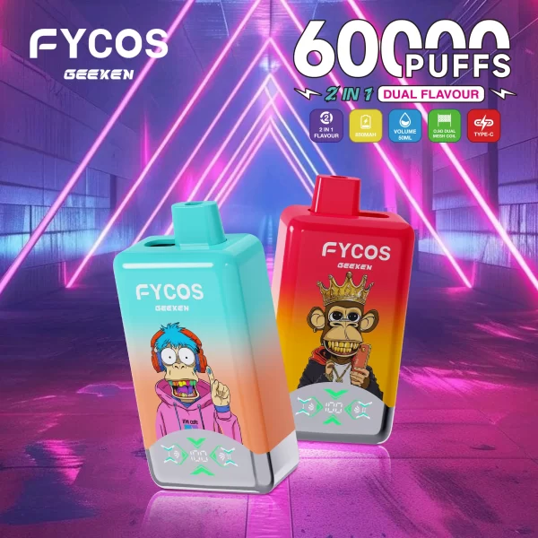 FYCOS Dual Flavors 60K Puffs Einweg-Vape