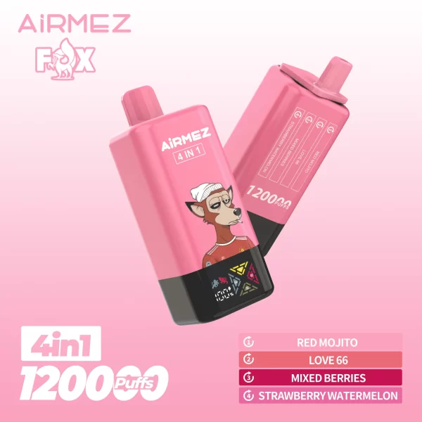 AIRMEZ FOX 4IN1 120000 PUFFS Disposable Vape 