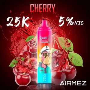 CHERRY _új AIRMEZ 25000 puff eldobható e-cigaretta