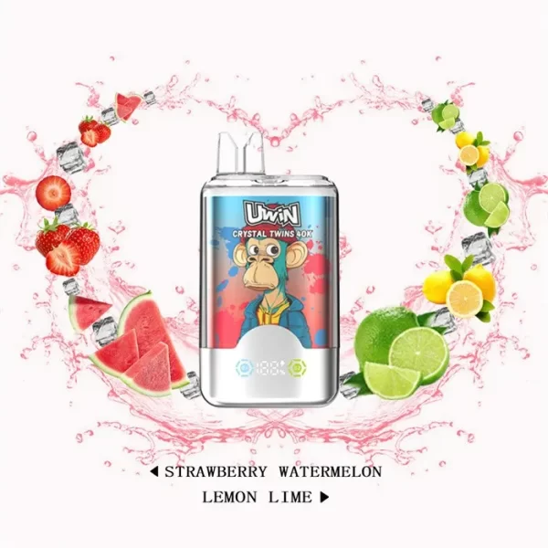 Uwin Twins Crystal 40000 Puffs – 40K Double Flavor Disposable Vape
