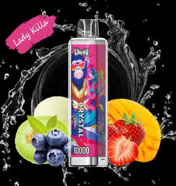 Uwin Crystal 10000 boccate di vapore monouso