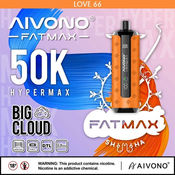 AIVONO AIM FATMAX 50000puffs disposable vape