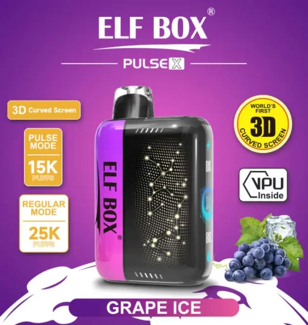 ELF BOX PULSE X 25000 PUFF Engangs-vape