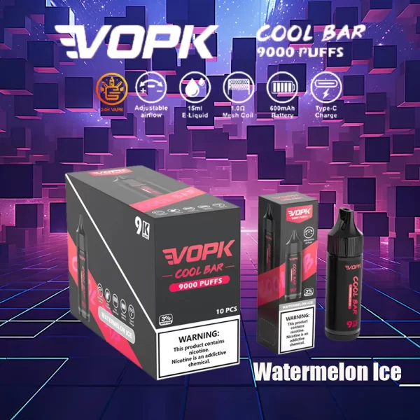 VOPK Cool Bar 9000 Puff Vape jetable