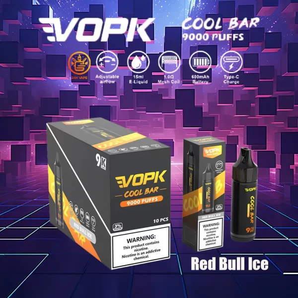 VOPK Cool Bar 9000 Puff Vape jetable