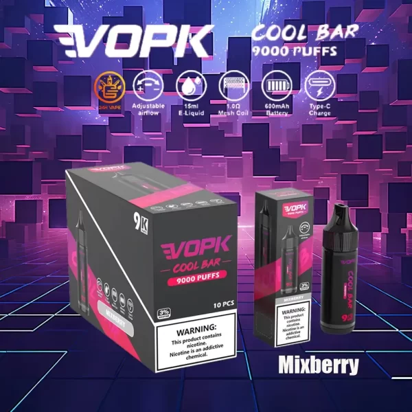 VOPK Cool Bar 9000 Puff Vape jetable