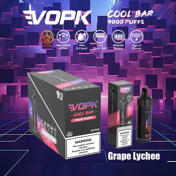 VOPK Cool Bar 9000 Puff Vape jetable