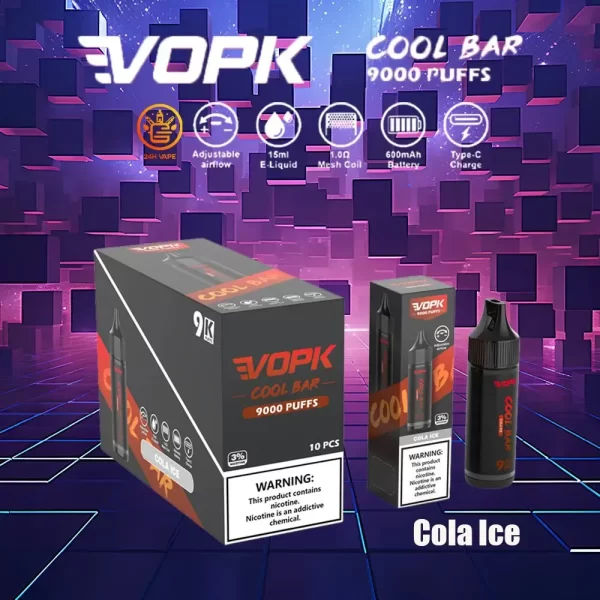 VOPK Cool Bar 9000 Puff Vape jetable