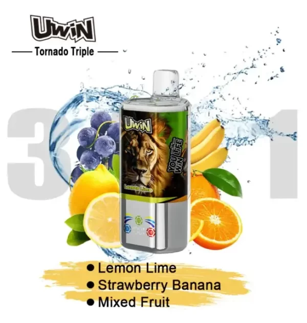Uwin Tornado Triple 60K(3 in 1) PUFF Disposable Vape