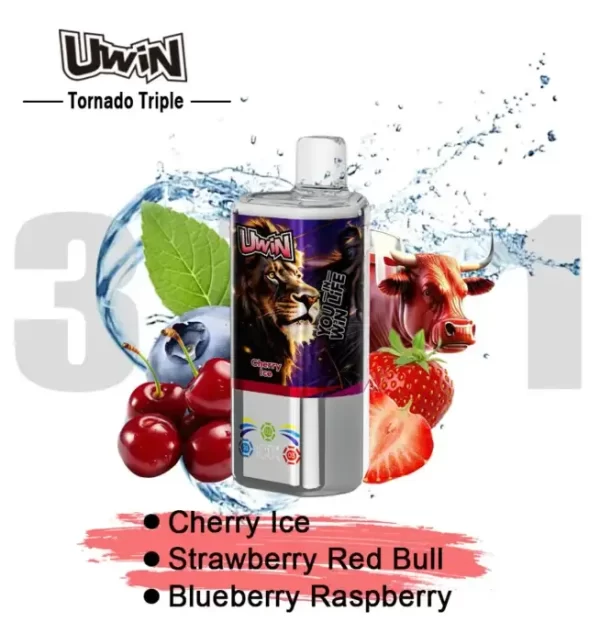 Uwin Tornado Triple 60K(3 in 1) PUFF Disposable Vape