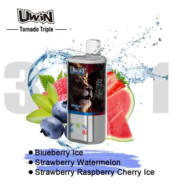 Uwin Tornado Triple 60K(3 in 1) PUFF Disposable Vape