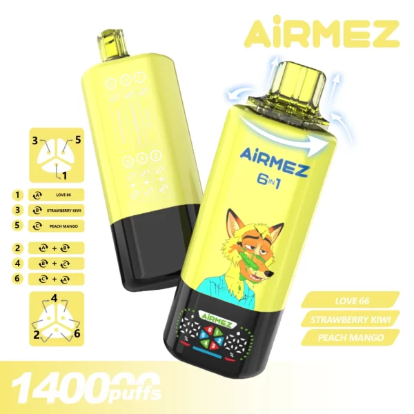 AIRMEZ FOX 6 IN 1 140000 PUFF Disposable Vape 