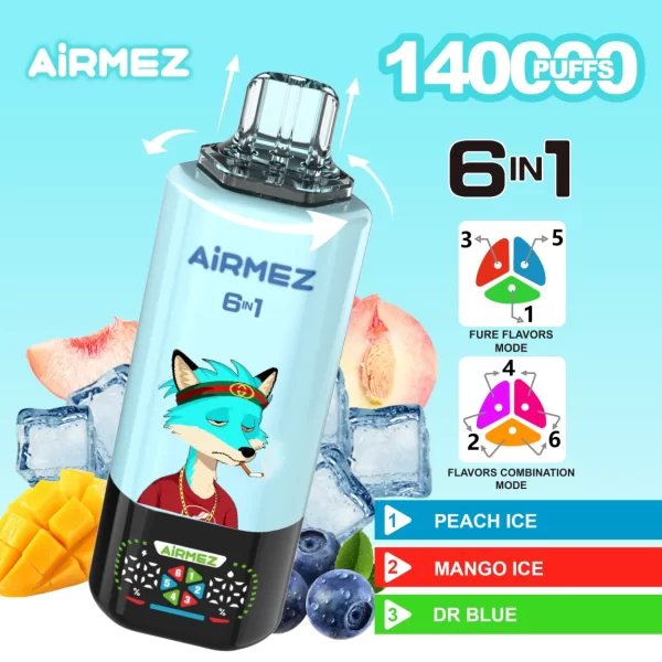 AIRMEZ FOX 6 IN 1 140000 PUFF Disposable Vape 
