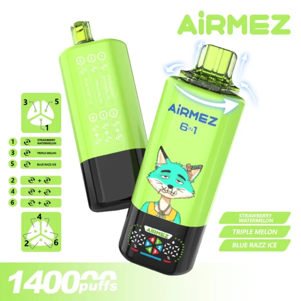 AIRMEZ FOX 6 IN 1 140000 PUFF Disposable Vape 
