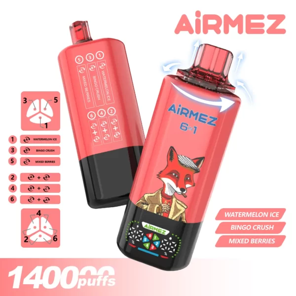 AIRMEZ FOX 6 IN 1 140000 PUFF Disposable Vape 