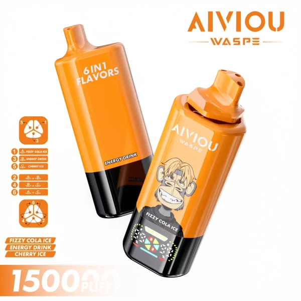 WASPE Aiviou 6 in 1 150K PUFFS Disposable Vape