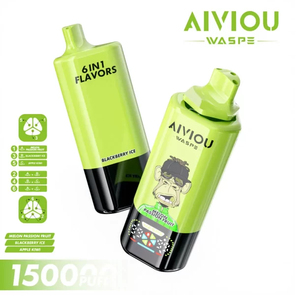 WASPE Aiviou 6 in 1 150K PUFFS Disposable Vape