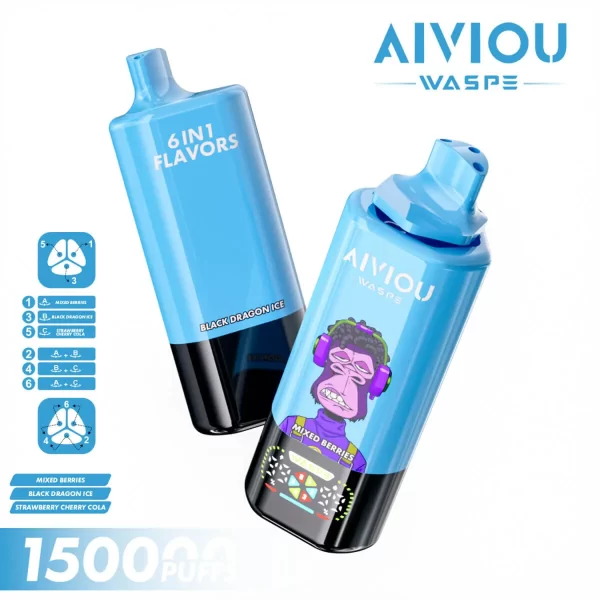 WASPE Aiviou 6 in 1 150K PUFFS Disposable Vape