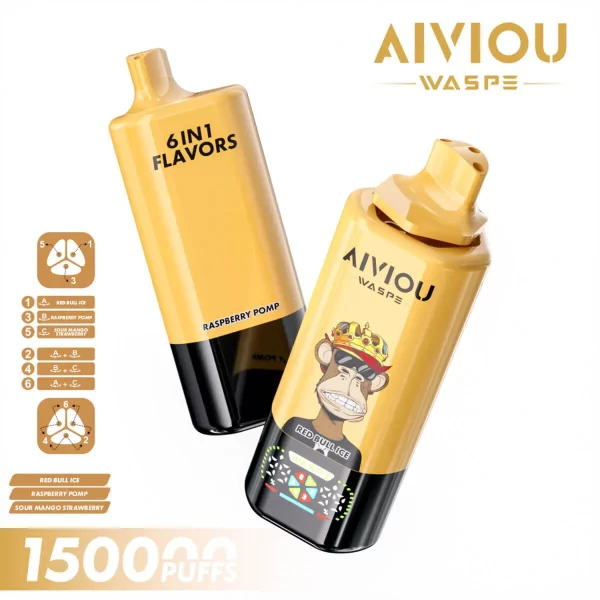 WASPE Aiviou 6 in 1 150K PUFFS Disposable Vape