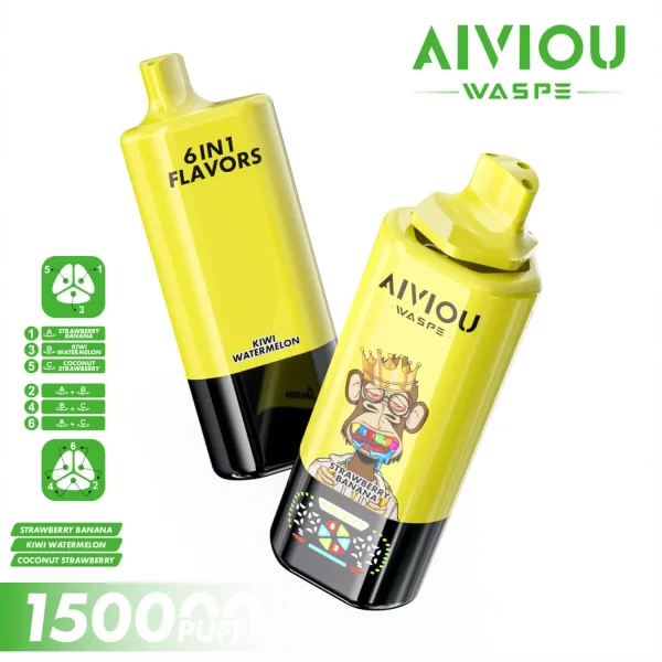 WASPE Aiviou 6 in 1 150K PUFFS Disposable Vape