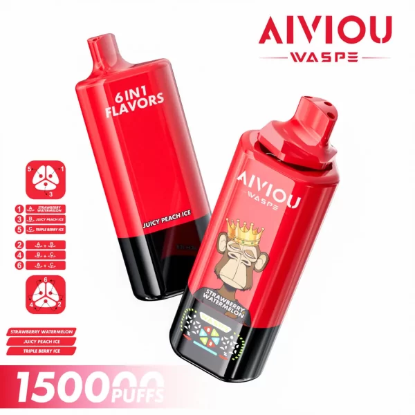 WASPE Aiviou 6 in 1 150K PUFFS Disposable Vape