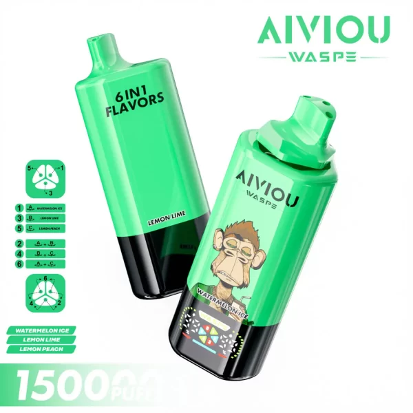 WASPE Aiviou 6 in 1 150K PUFFS Disposable Vape