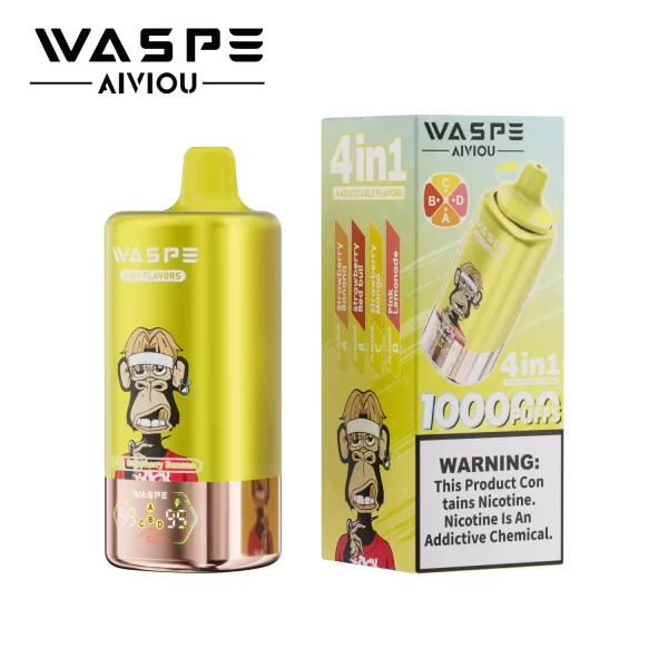 WASPE 4-IN-1 100000 PUFFS DISPOSABLE VAPE