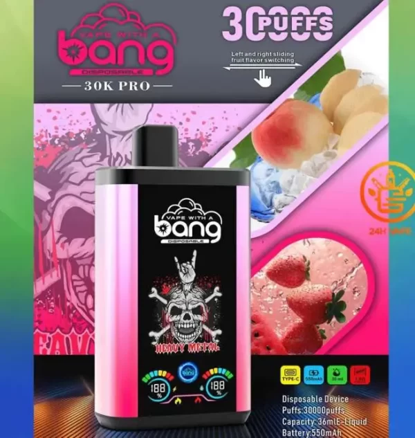Bang 30K PRO 30000 Puffs Dual Flavor LED Disposable Vape